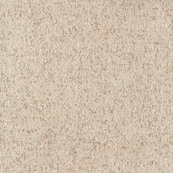 Beige woven fabric texture with speckled pattern, dense matte finish, visible grid structure, and “turri > fabric cat. f > 768 c.” label.